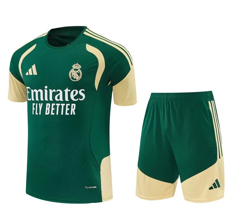 AAA Quality Real Madrid 26/27 Green/Light Yellow Training Kit